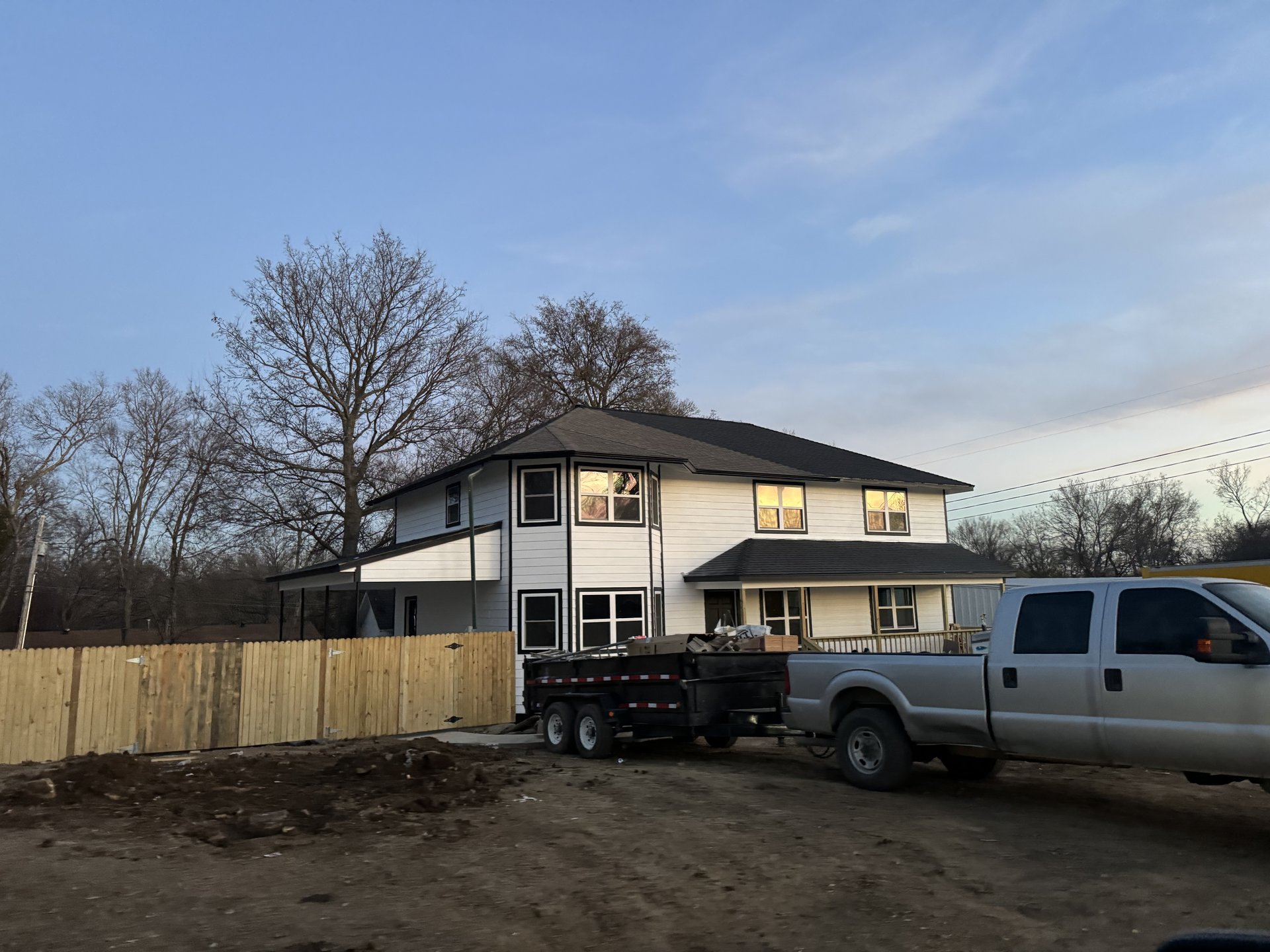 New custom home built by J Construction in Tulsa